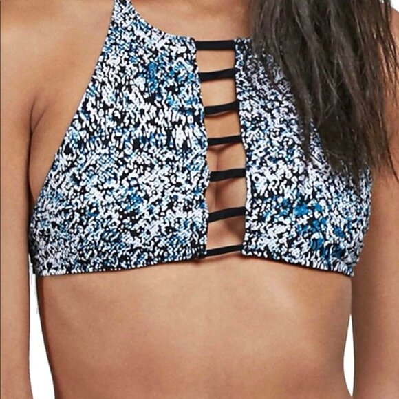 NEW Volcom "Stay Tuned" Reversible 2 Pc. Bikini Set - Bottom S / Top XS - Picture 2 of 9